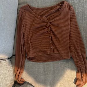 MARSHALLS BURNT ORANGE LONG SLEEVE